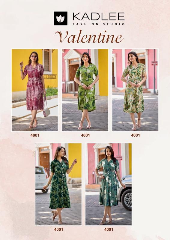 Kadlee valentine designer kurti wholesaler in kolkata